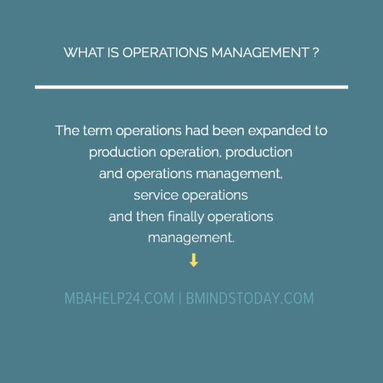 Key Concepts In Operations Management operations Key Concepts In Operations Management OPERATIONS MGMT